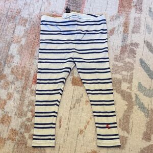 Bobo Choses Striped Blue and White Kids Leggings